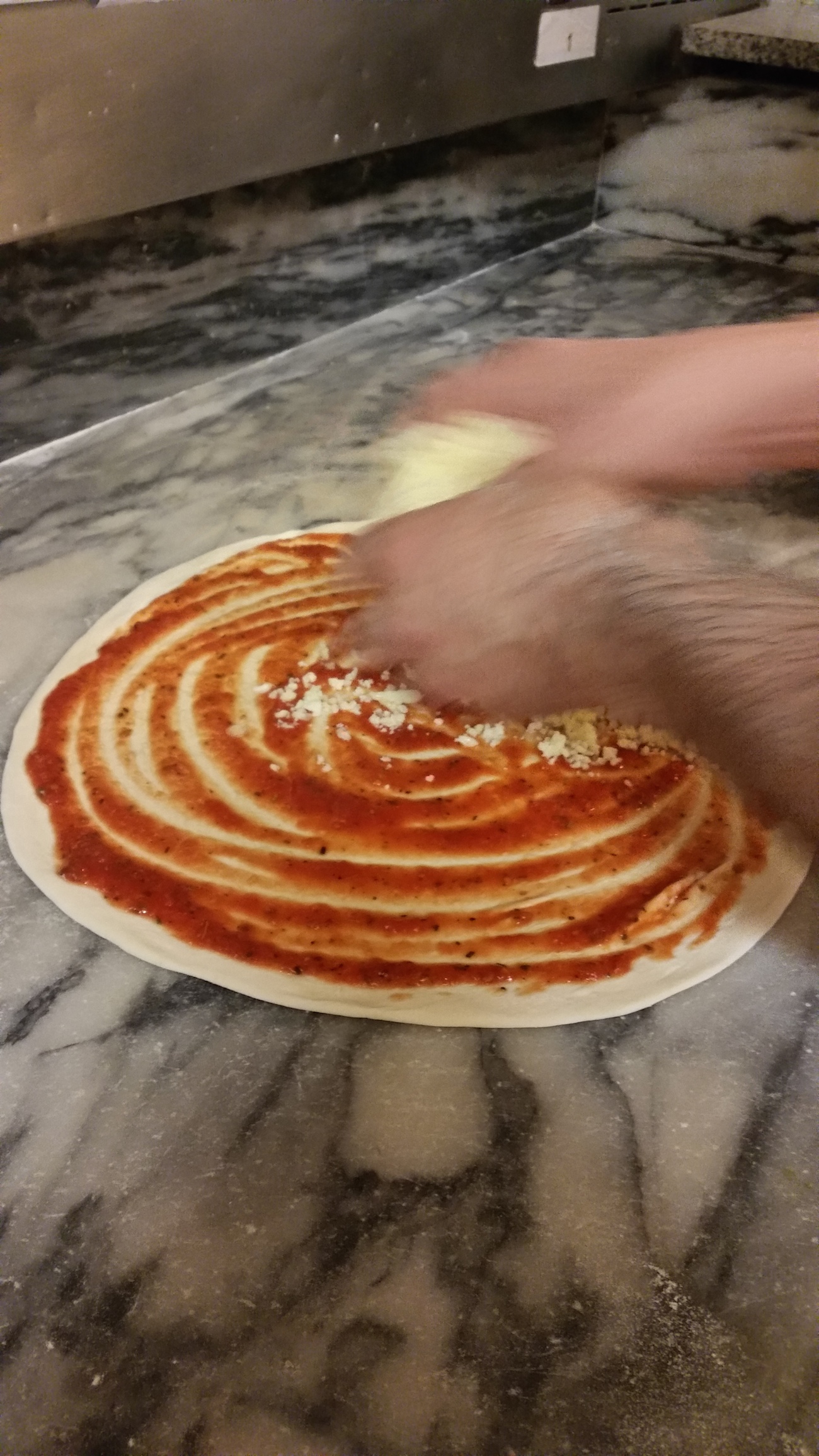 Préparation de Pizza